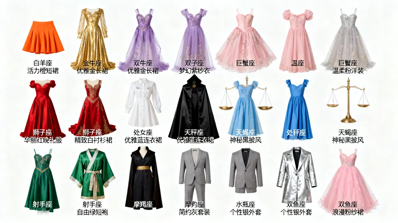 十二星座公主专属衣服有哪些,十二星座公主衣服哪个星座最漂亮? 十二星座公主专属衣服有哪些,十二星座公主衣服哪个星座最漂亮?