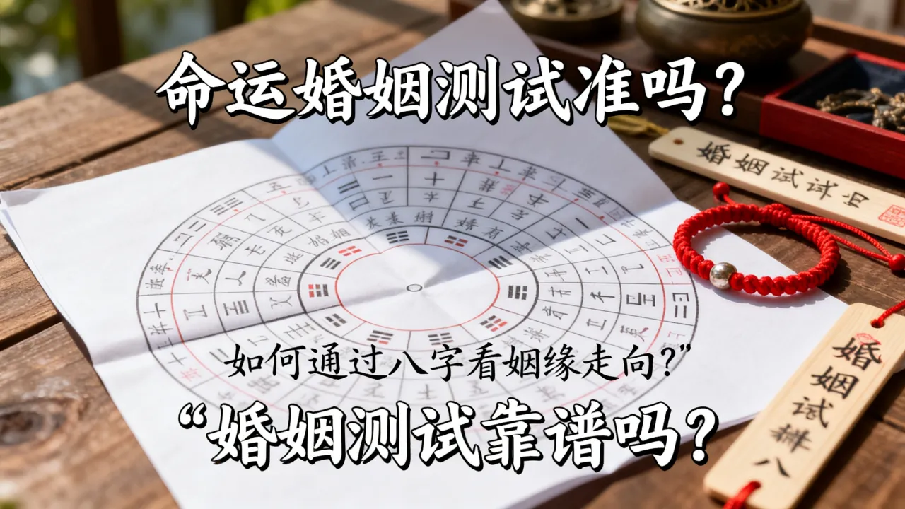 命运婚姻测试准吗?如何通过八字看姻缘走向,长尾疑问词,婚姻测试靠谱吗 命运婚姻测试准吗?如何通过八字看姻缘走向,长尾疑问词,婚姻测试靠谱吗