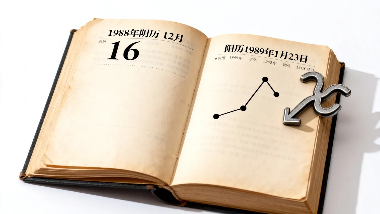 88年阴历12月16是阳历几号，1988年腊月十六是什么星座？