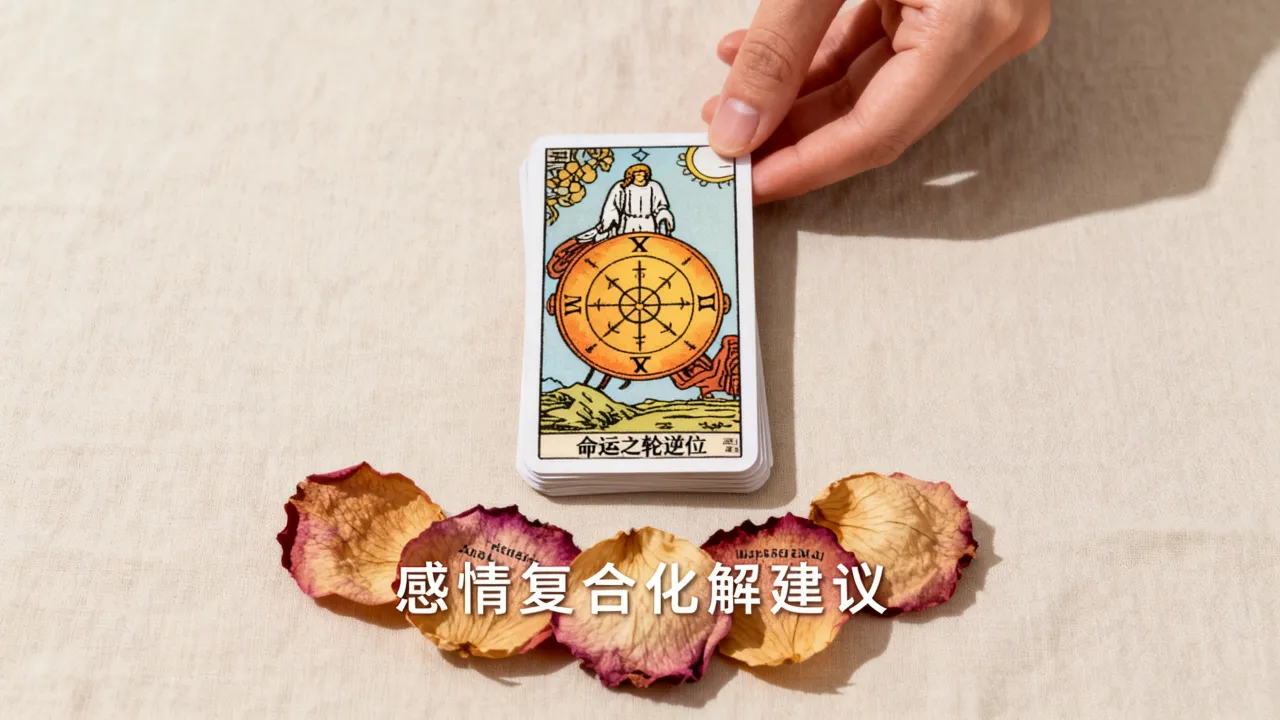 命运之轮逆位代表什么？命运牌逆位感情复合怎么化解