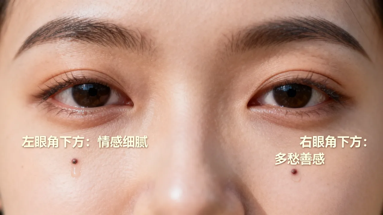 流泪痣的位置与命运图准吗,流泪痣位置命运图解怎么看 流泪痣的位置与命运图准吗,流泪痣位置命运图解怎么看