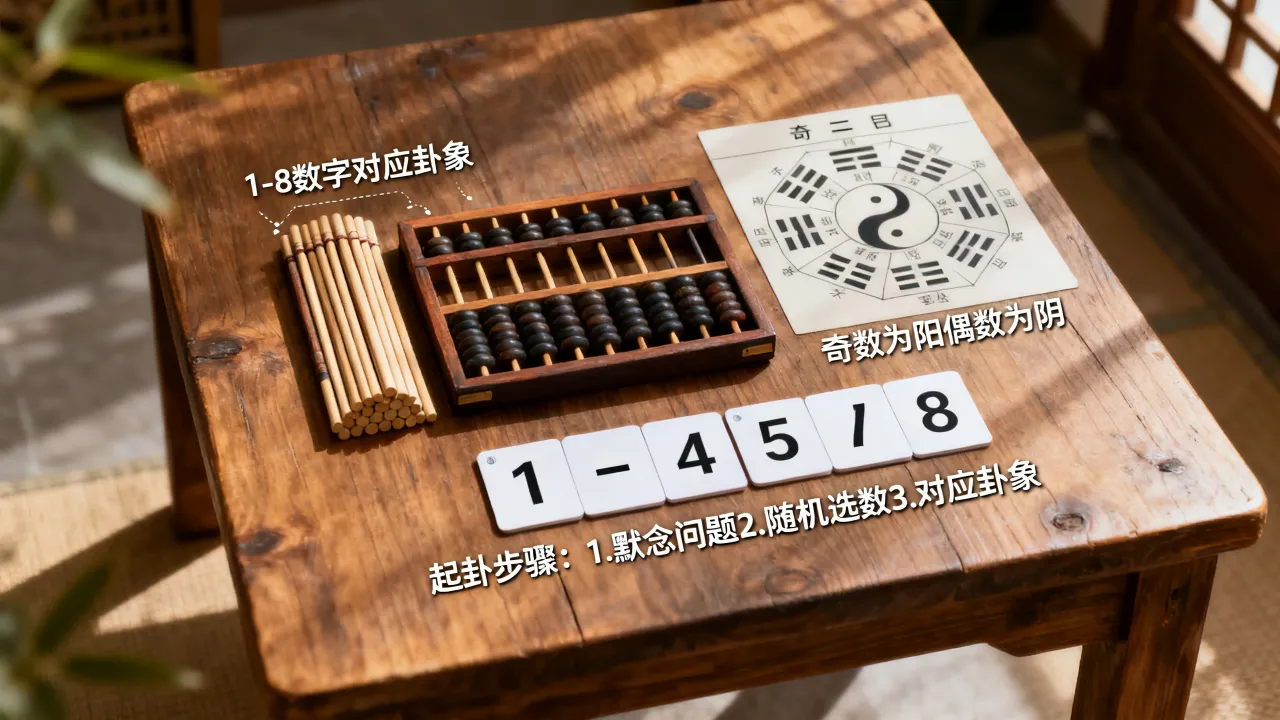 起卦用数字怎么选吉凶？数字起卦怎么看吉凶？