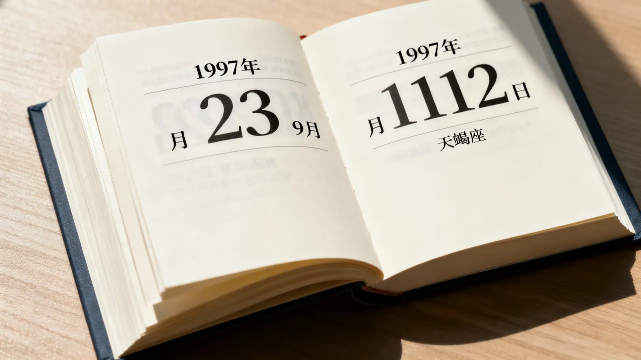 1997年阴历9月23是阳历几号,是什么星座? 1997年阴历9月23是阳历几号,是什么星座?