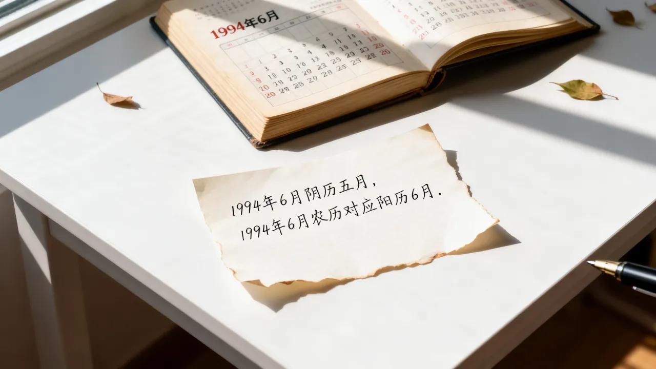 1994年6月阴历是几月几日,1994年6月农历对应阳历哪天 1994年6月阴历是几月几日,1994年6月农历对应阳历哪天