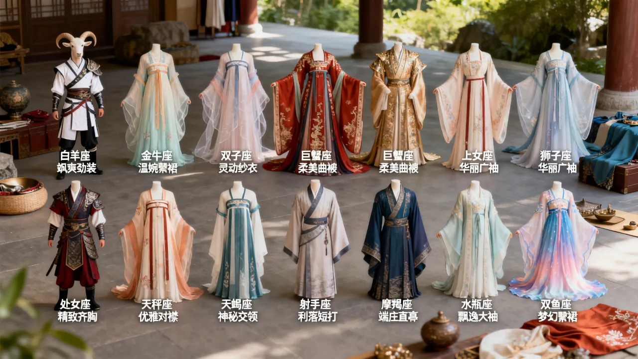 十二星座古服分别适合什么风格?古风服装搭配窍门有哪些? 十二星座古服分别适合什么风格?古风服装搭配窍门有哪些?