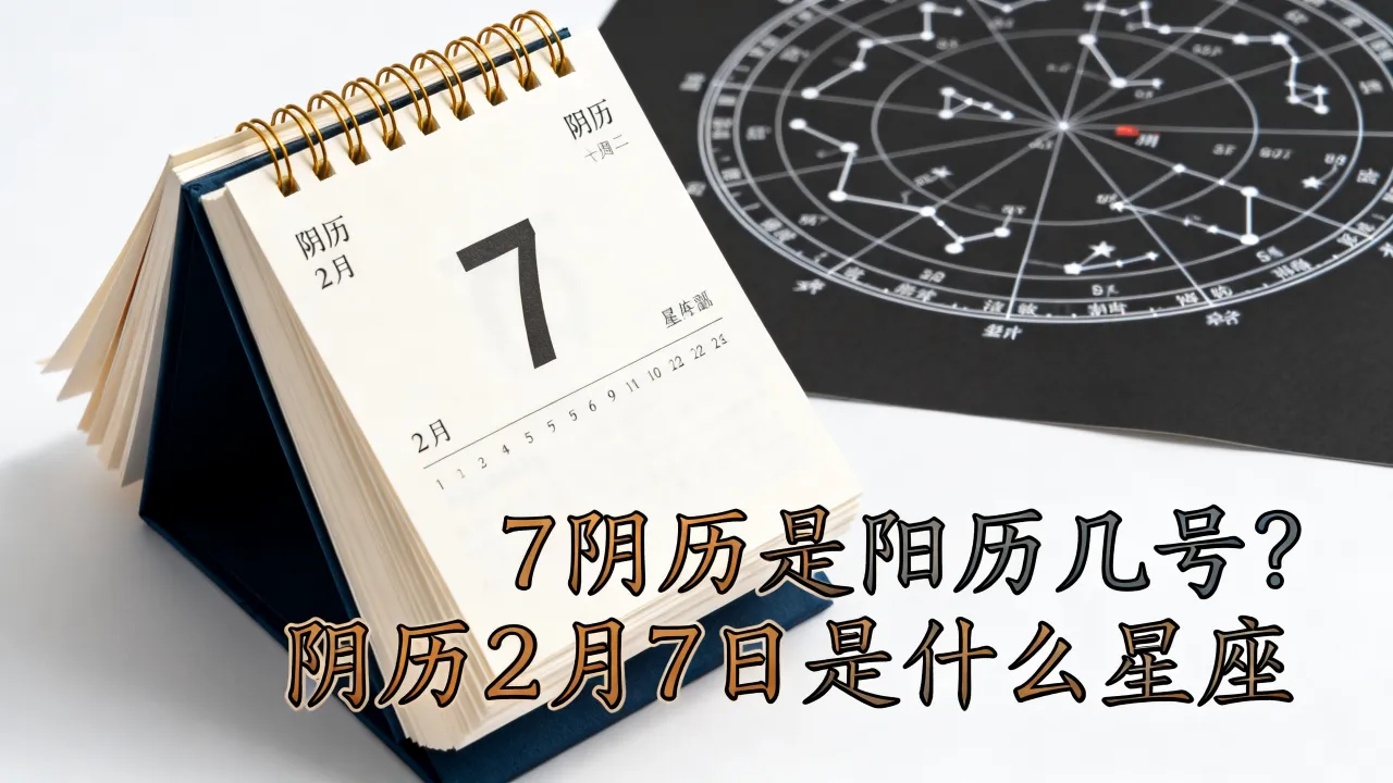 7阴历是阳历几号?,阴历2月7日是什么星座 7阴历是阳历几号?,阴历2月7日是什么星座
