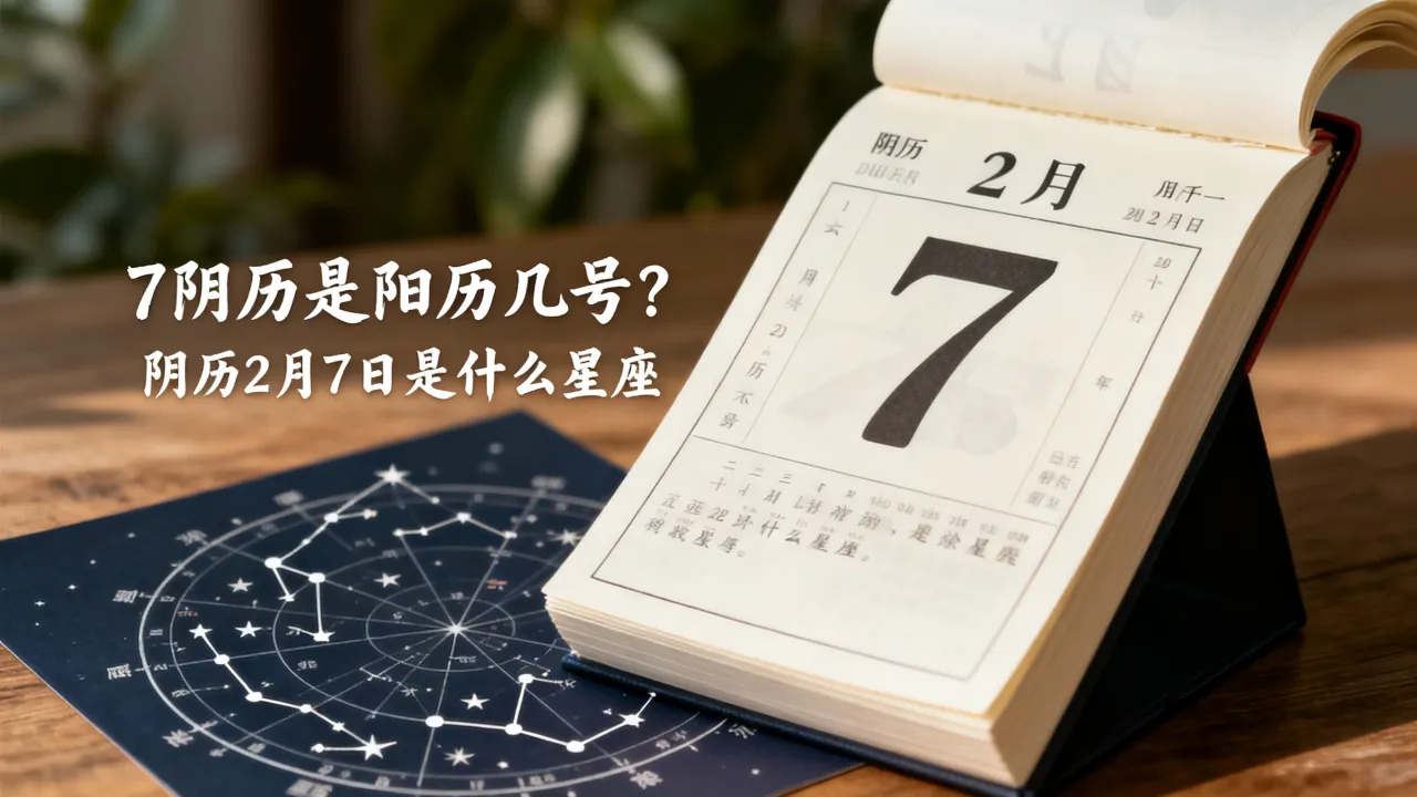7阴历是阳历几号?,阴历2月7日是什么星座 7阴历是阳历几号?,阴历2月7日是什么星座