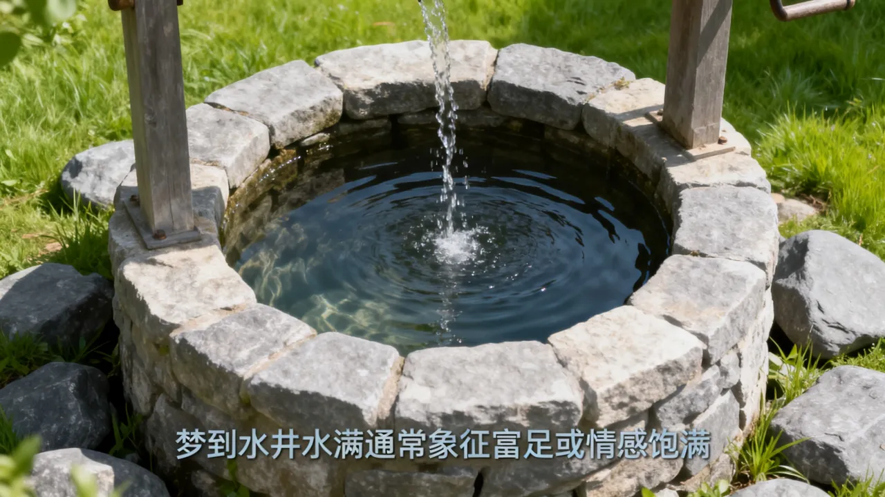 梦到了水井水满预兆了什么吗,梦见井水满溢出是什么意思 梦到了水井水满预兆了什么吗,梦见井水满溢出是什么意思
