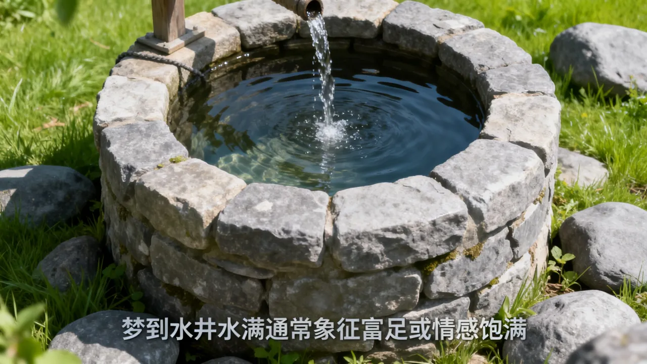 梦到了水井水满预兆了什么吗,梦见井水满溢出是什么意思 梦到了水井水满预兆了什么吗,梦见井水满溢出是什么意思