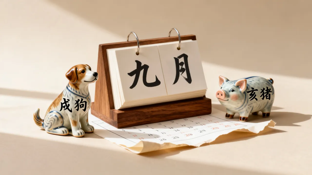 阴历九月属什么生肖，属狗还是属猪？