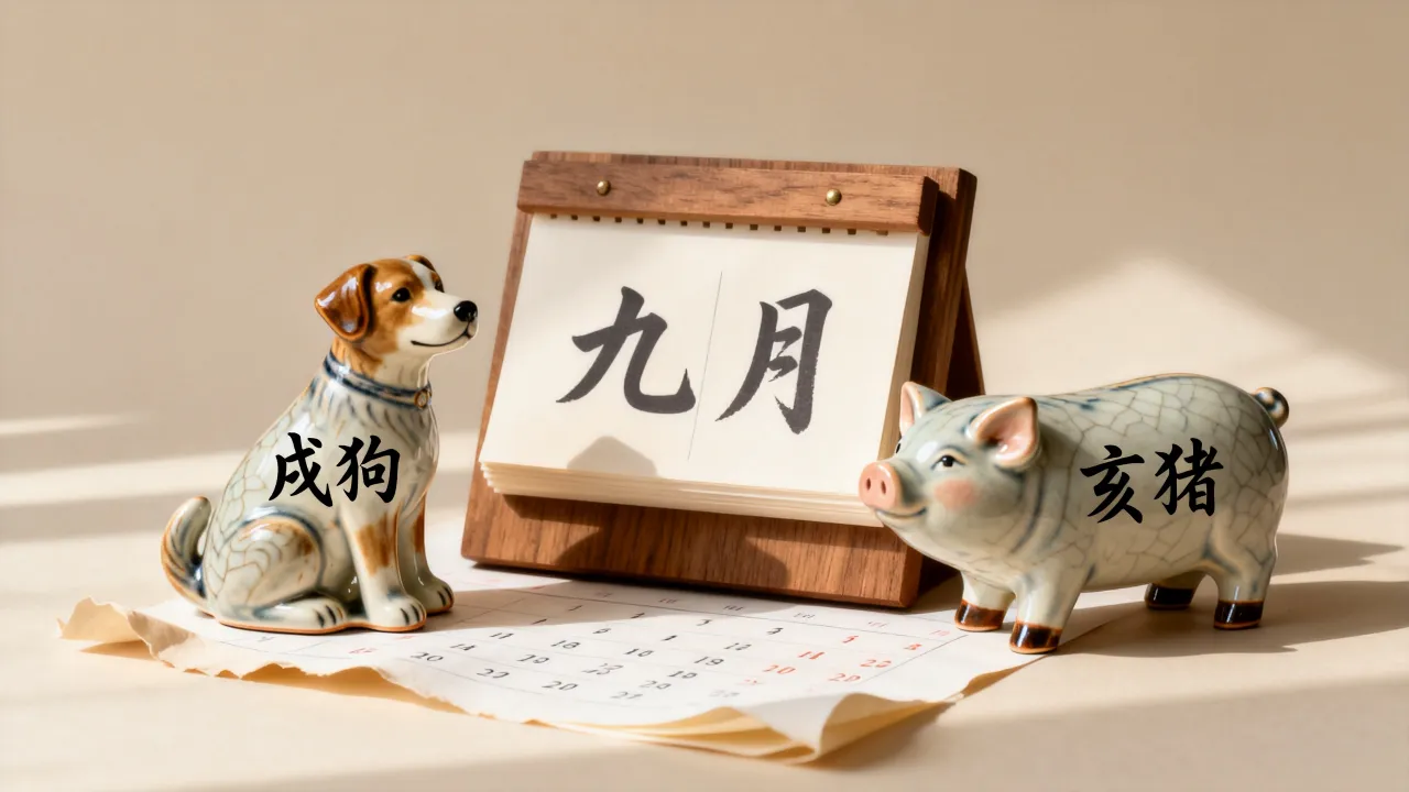 阴历九月属什么生肖，属狗还是属猪？