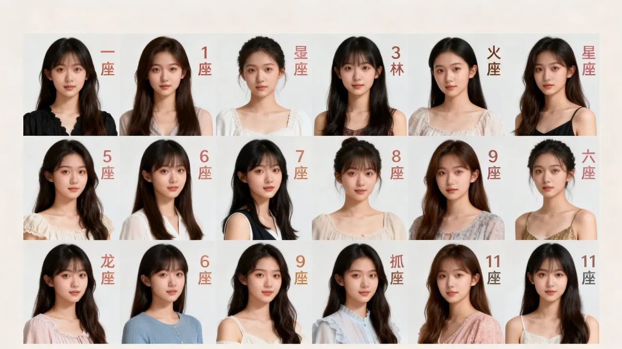 十二星座女生图片排名谁最靠前,哪个星座女生颜值最高? 十二星座女生图片排名谁最靠前,哪个星座女生颜值最高?