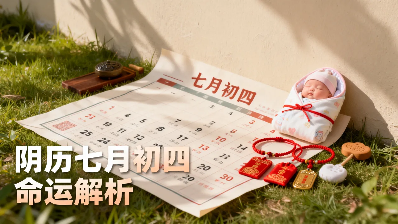 阴历7月04是什么日子，农历七月初四出生的人命运如何？