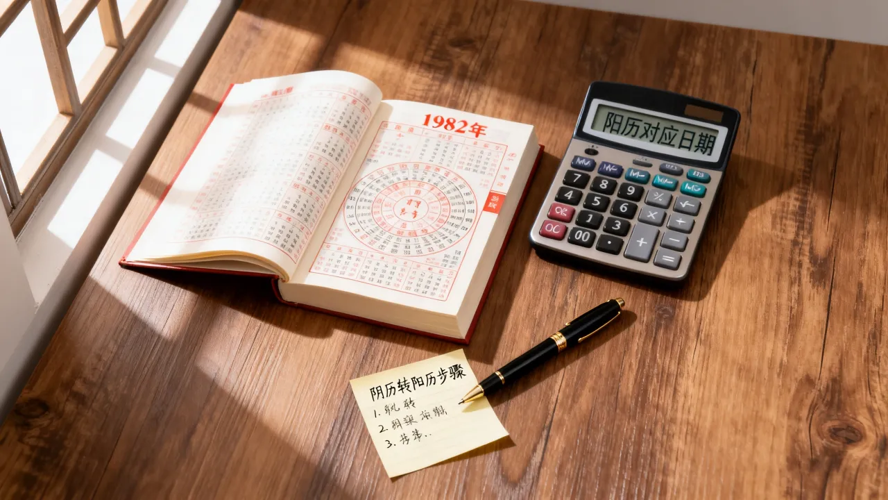 1982年阴历多少？农历和阳历生日怎么换算对应日期？