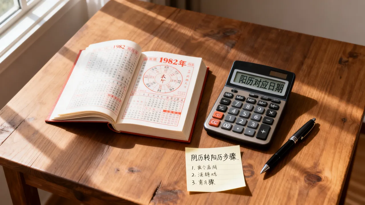 1982年阴历多少?农历和阳历生日怎么换算对应日期? 1982年阴历多少?农历和阳历生日怎么换算对应日期?