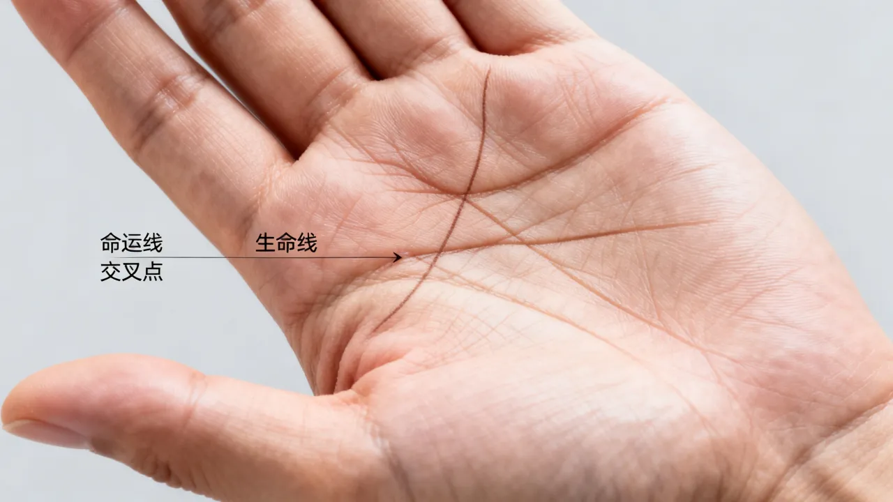 命运线和生命线交叉代表什么,手相中交叉线有何含义? 命运线和生命线交叉代表什么,手相中交叉线有何含义?