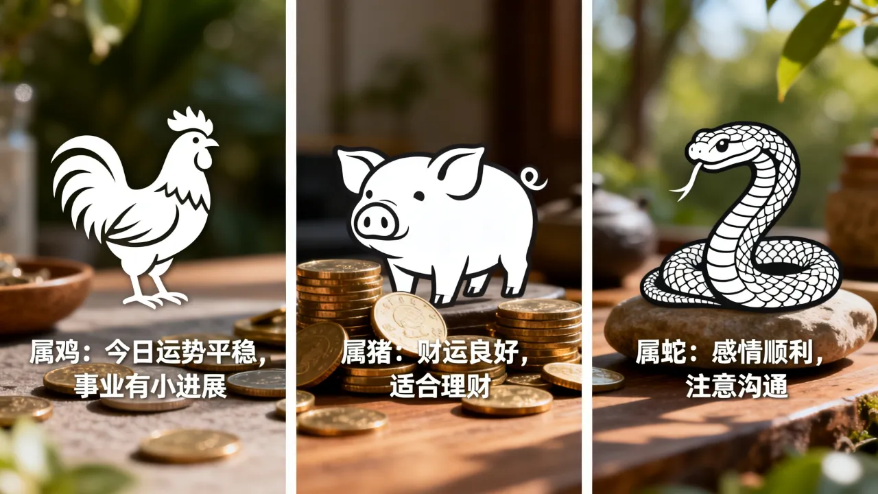 属鸡人今日运势如何?属猪和属蛇今日运势怎么样? 属鸡人今日运势如何?属猪和属蛇今日运势怎么样?