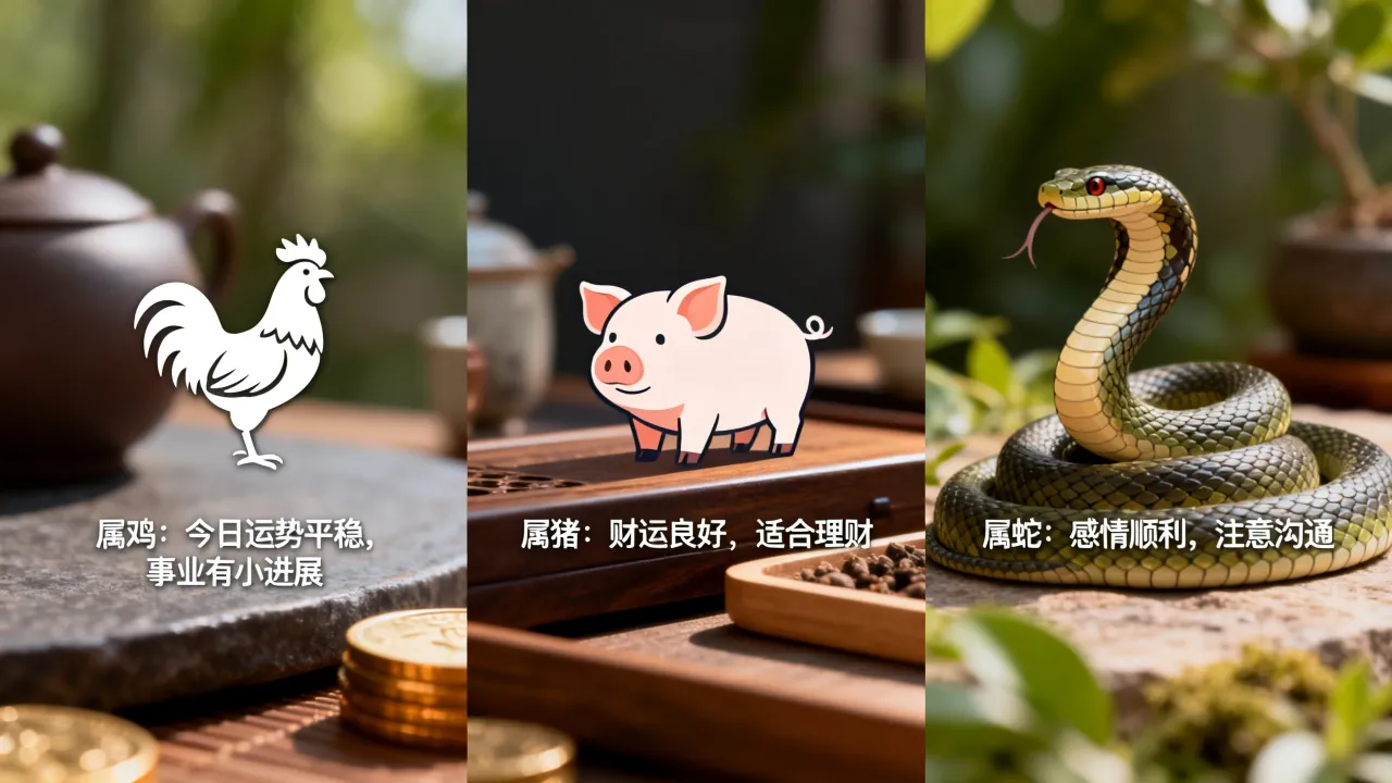 属鸡人今日运势如何?属猪和属蛇今日运势怎么样? 属鸡人今日运势如何?属猪和属蛇今日运势怎么样?