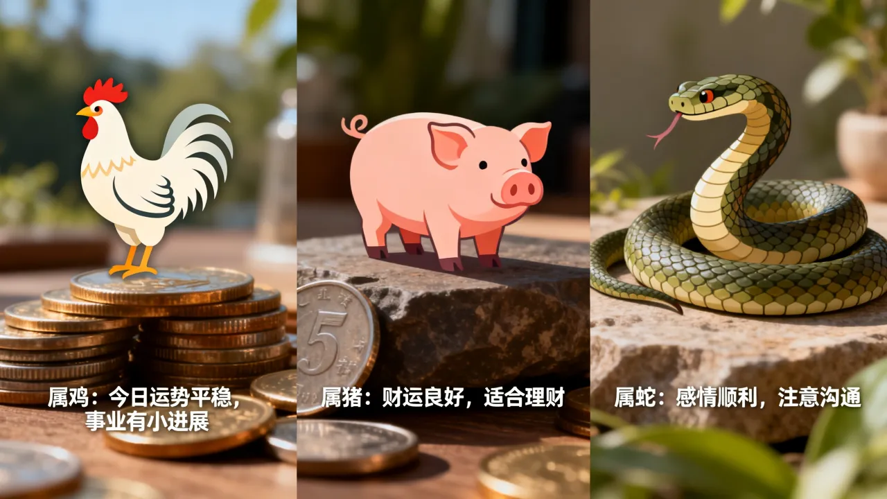 属鸡人今日运势如何?属猪和属蛇今日运势怎么样? 属鸡人今日运势如何?属猪和属蛇今日运势怎么样?