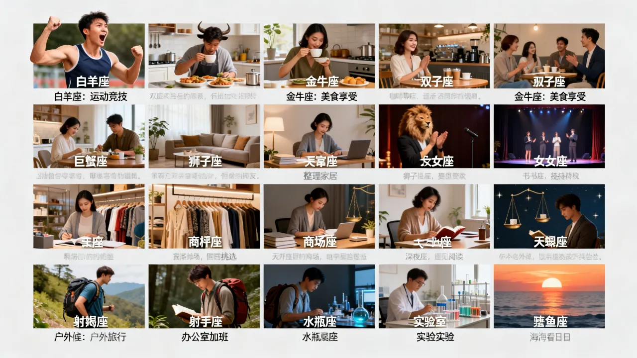 十二星座在哪些情景下最真实?星座性格深度剖析 十二星座在哪些情景下最真实?星座性格深度剖析