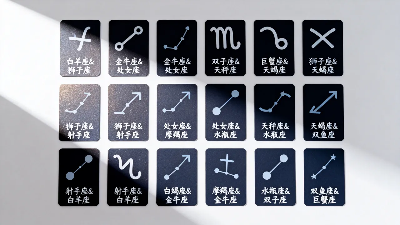 十二星座夫妻星座是什么，哪个星座配对最幸福？