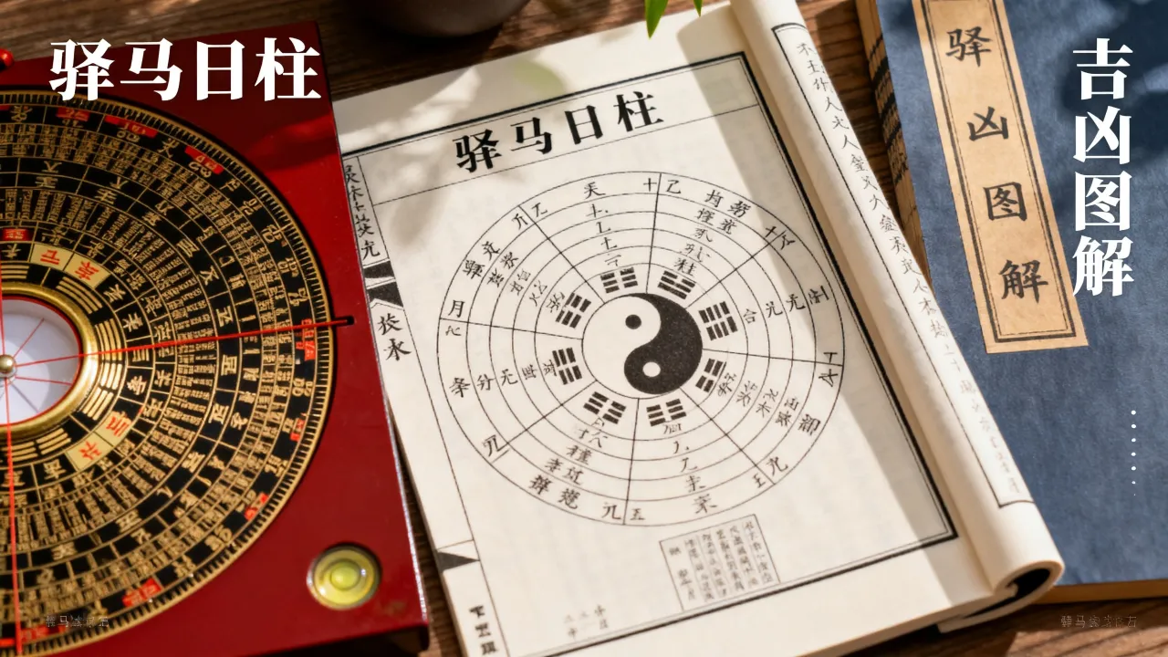 驿马日柱怎么看吉凶图，驿马日柱吉凶图解查询方法