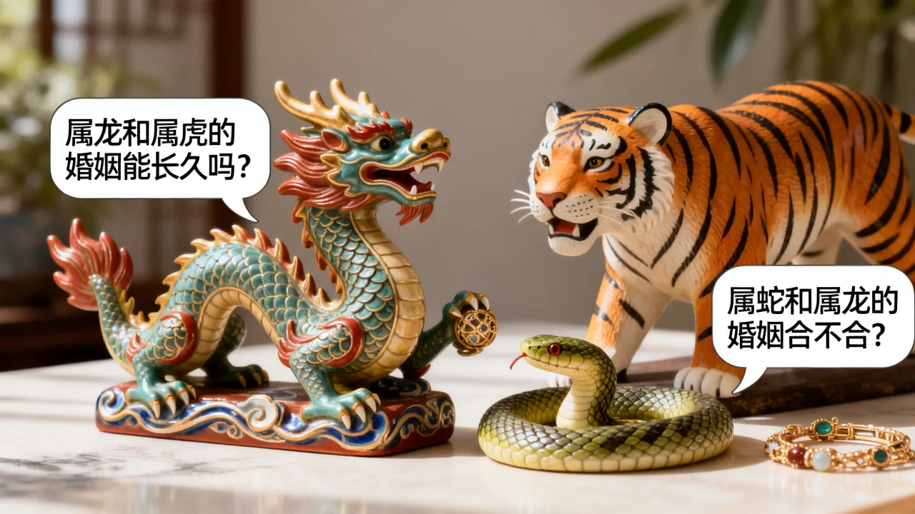 属龙和属虎的婚姻能长久吗？属蛇和属龙的婚姻合不合？