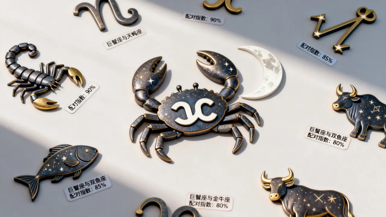 巨蟹座十二星座配对哪个最好?,巨蟹座和什么星座配对最完美 巨蟹座十二星座配对哪个最好?,巨蟹座和什么星座配对最完美