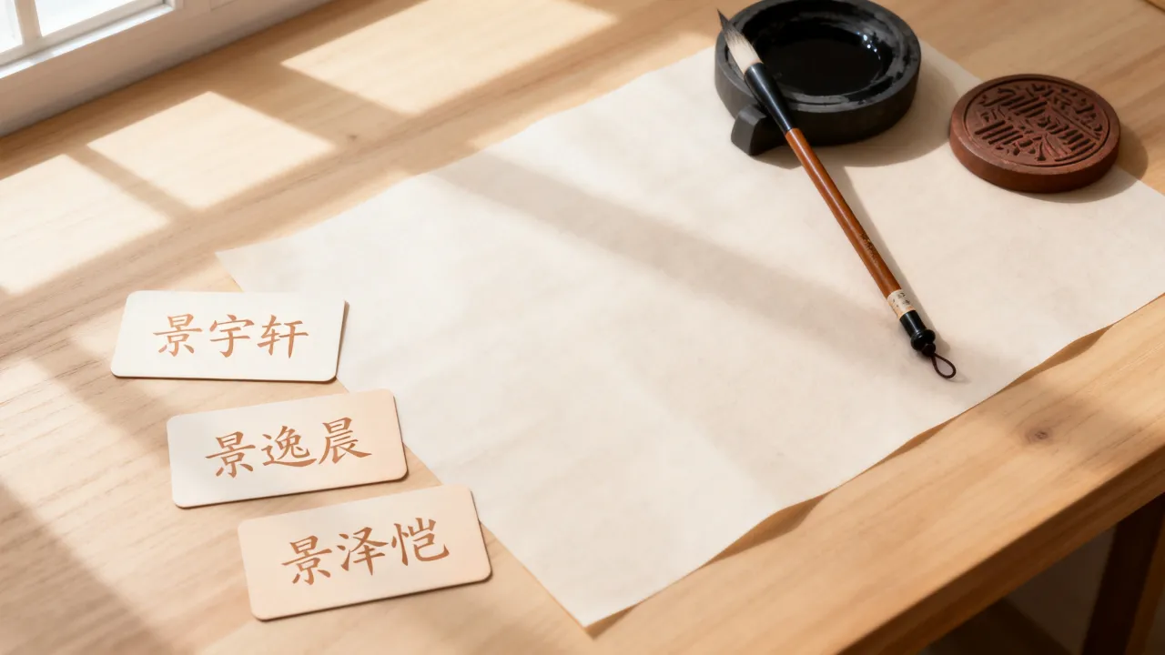 景姓男宝宝叫什么名字好呢？景姓男宝宝怎么起名好听大气