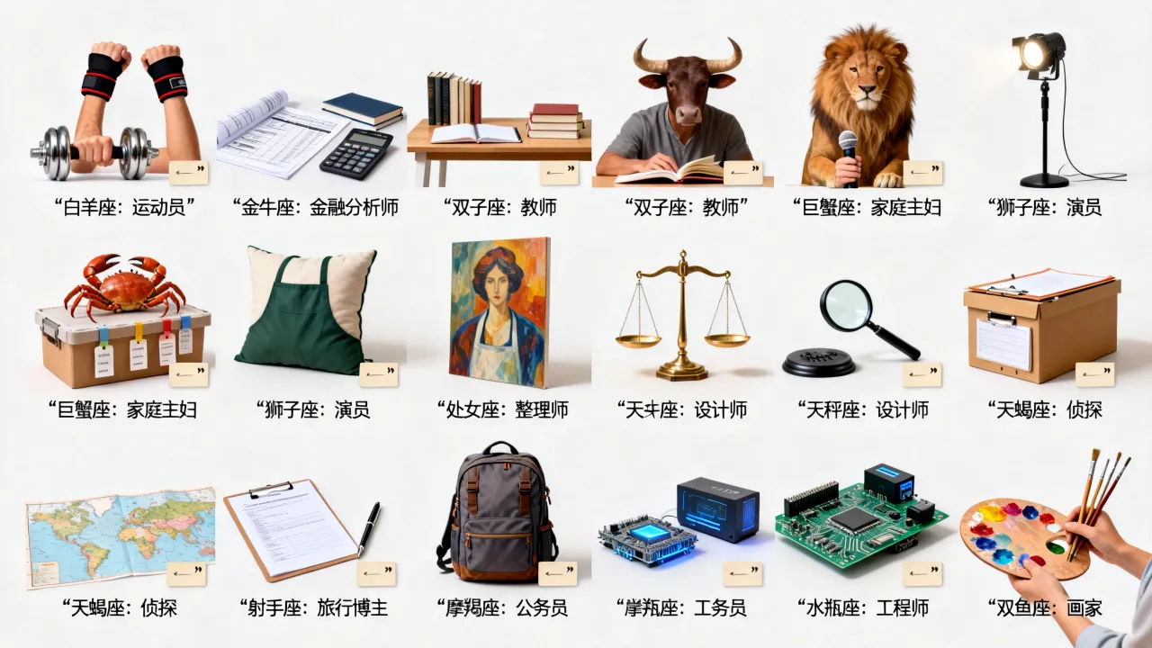 十二星座的职位有哪些，十二星座最适合从事什么职业？