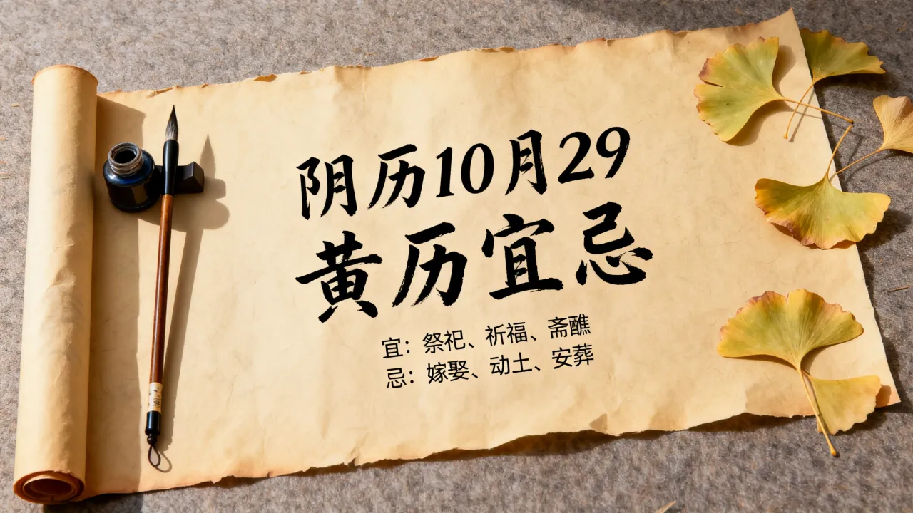 阴历10月29黄历宜忌是什么?, 黄历查询 阴历10月29黄历宜忌是什么?, 黄历查询