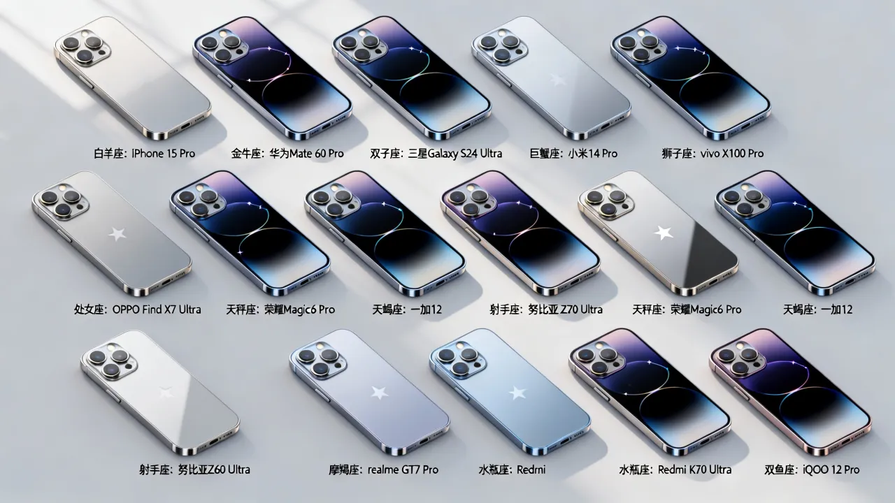 十二星座最适合用什么手机，十二星座专属手机有哪些