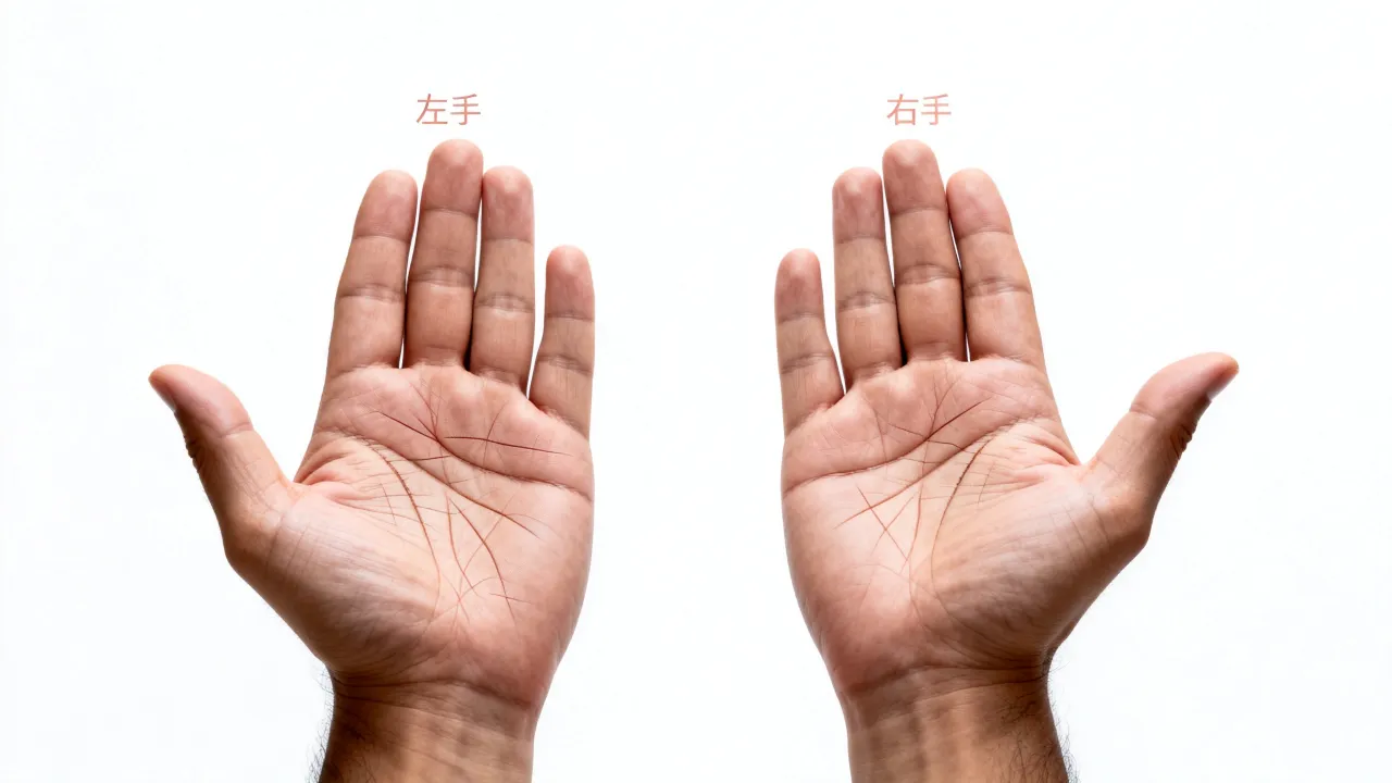 命运线图解男看那只手准吗，看左手还是右手更准确