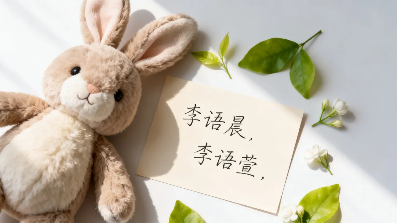 兔宝宝起名李语什么，属兔男孩女孩名字大全