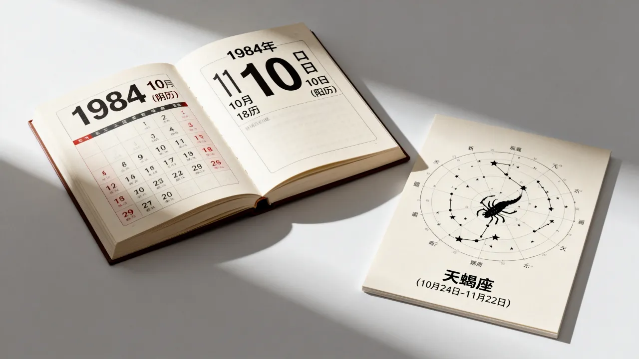 84年1018阴历是阳历几号,84年1018阴历对应星座是什么 84年1018阴历是阳历几号,84年1018阴历对应星座是什么