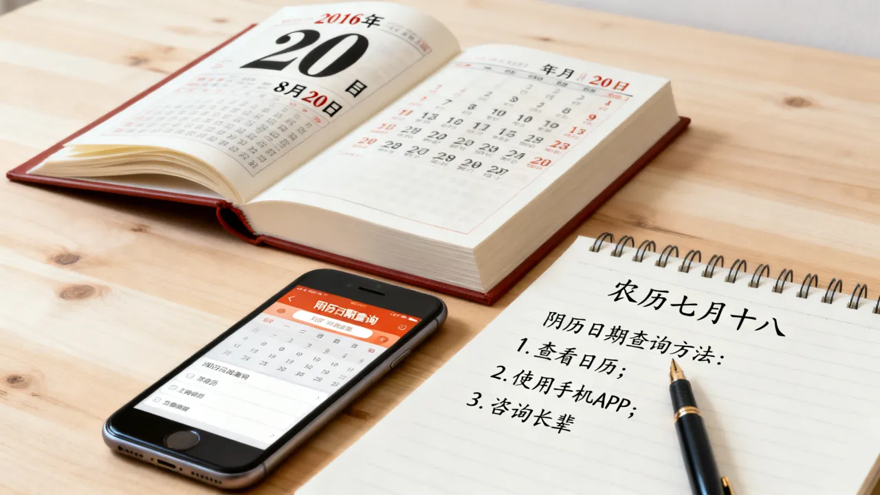2016年8月20日农历是几月几号,阴历日期怎么查 2016年8月20日农历是几月几号,阴历日期怎么查