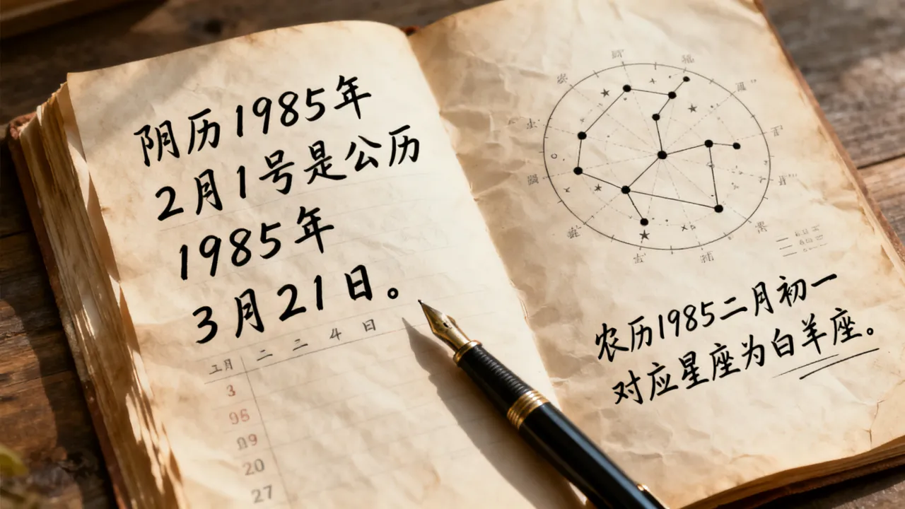 阴历1985年2月1号是公历几月几号,农历1985二月初一什么星座 阴历1985年2月1号是公历几月几号,农历1985二月初一什么星座