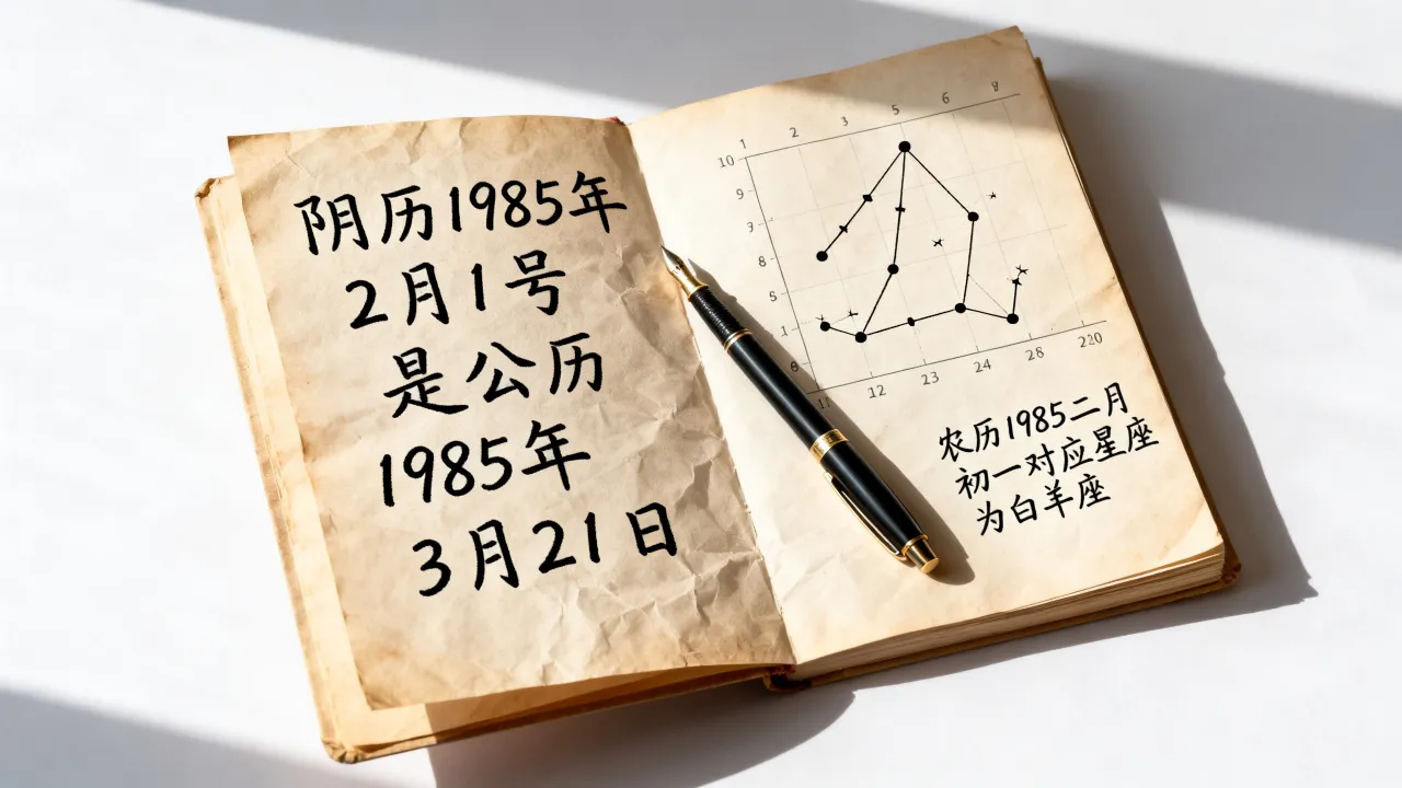 阴历1985年2月1号是公历几月几号,农历1985二月初一什么星座 阴历1985年2月1号是公历几月几号,农历1985二月初一什么星座