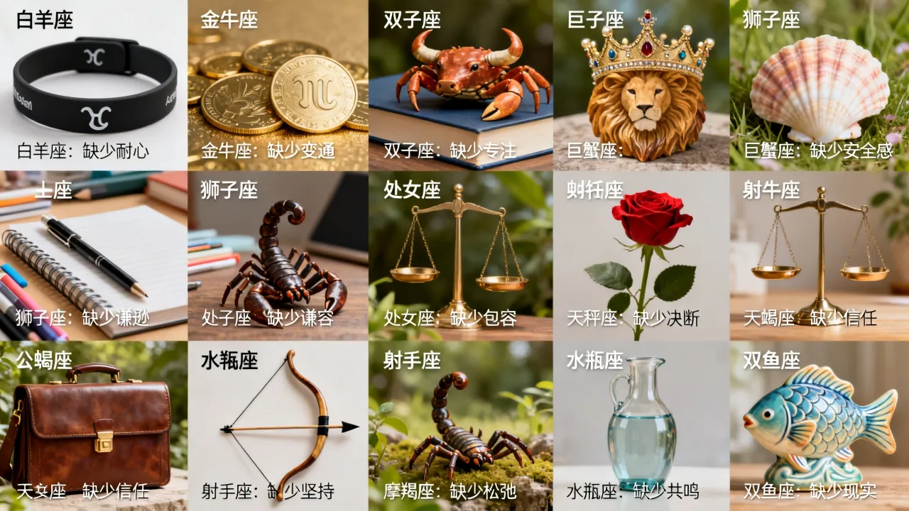 十二星座缺少什么?十二星座最缺什么特质和性格 十二星座缺少什么?十二星座最缺什么特质和性格