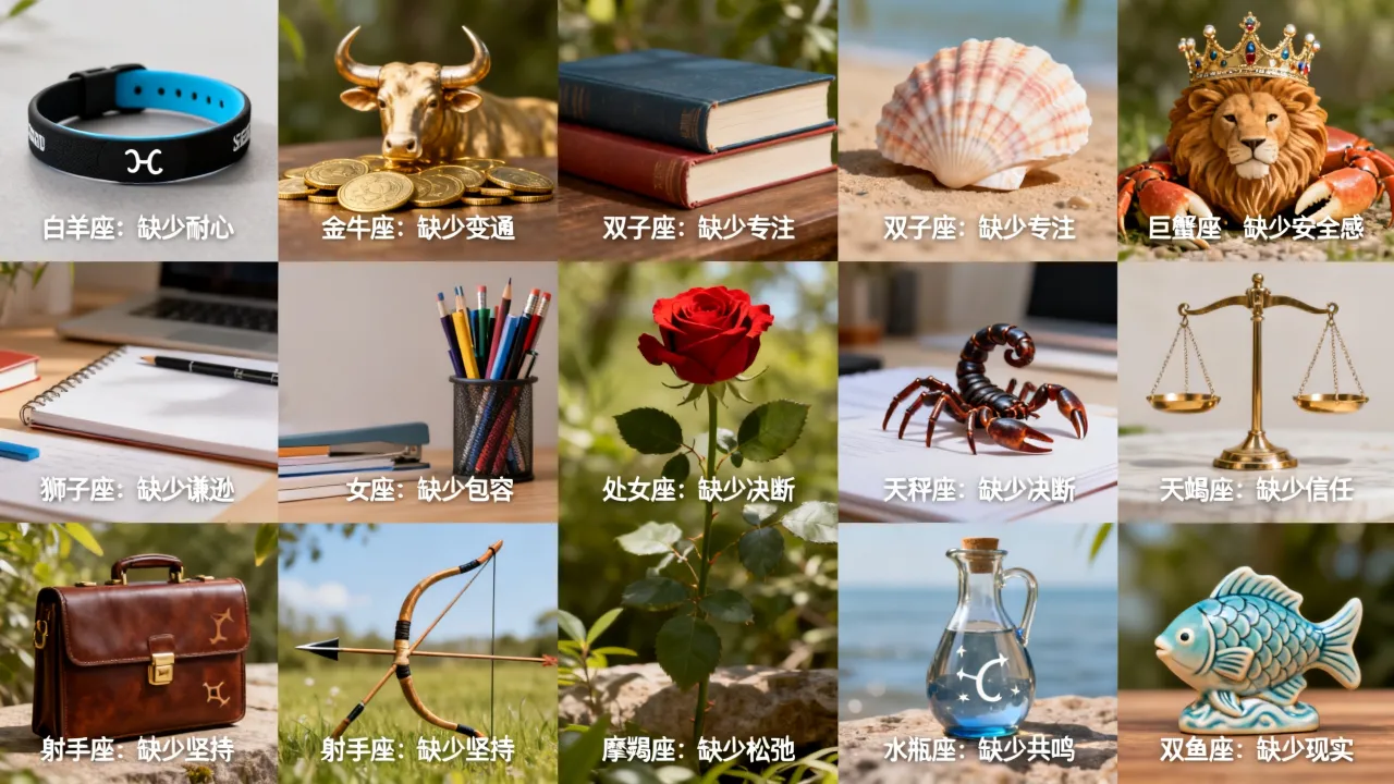 十二星座缺少什么？十二星座最缺什么特质和性格