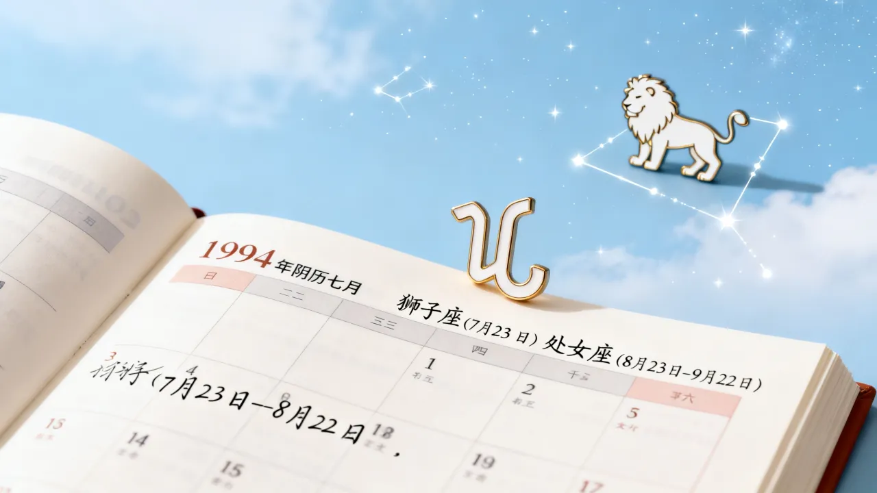 1994年阴历7月是什么星座,阴历七月出生对应哪个星座 1994年阴历7月是什么星座,阴历七月出生对应哪个星座