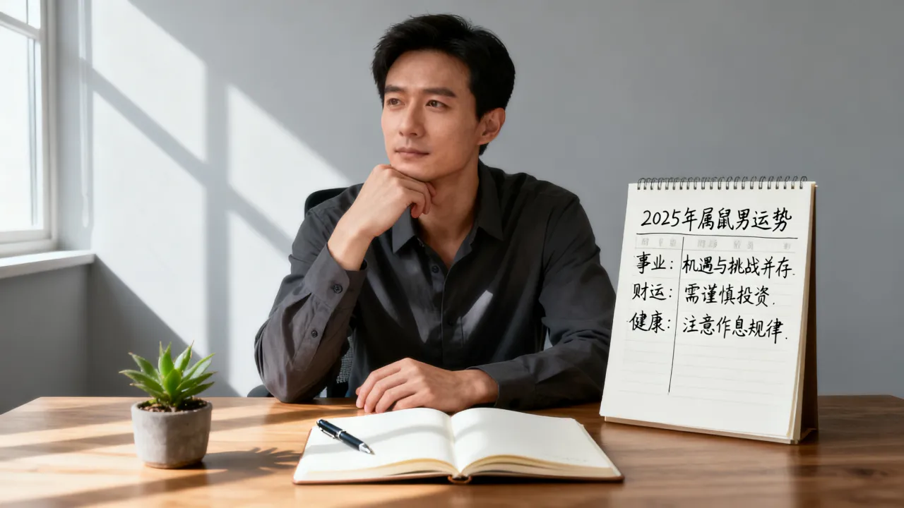 属鼠男生肖命运如何，2025年运势走向及注意事项是什么？