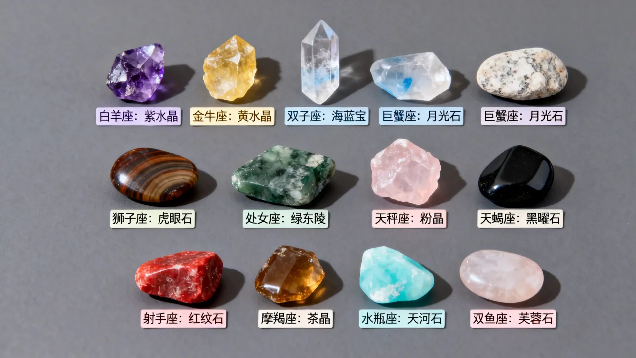 十二星座开运石怎么选,戴哪种石头最旺运? 十二星座开运石怎么选,戴哪种石头最旺运?