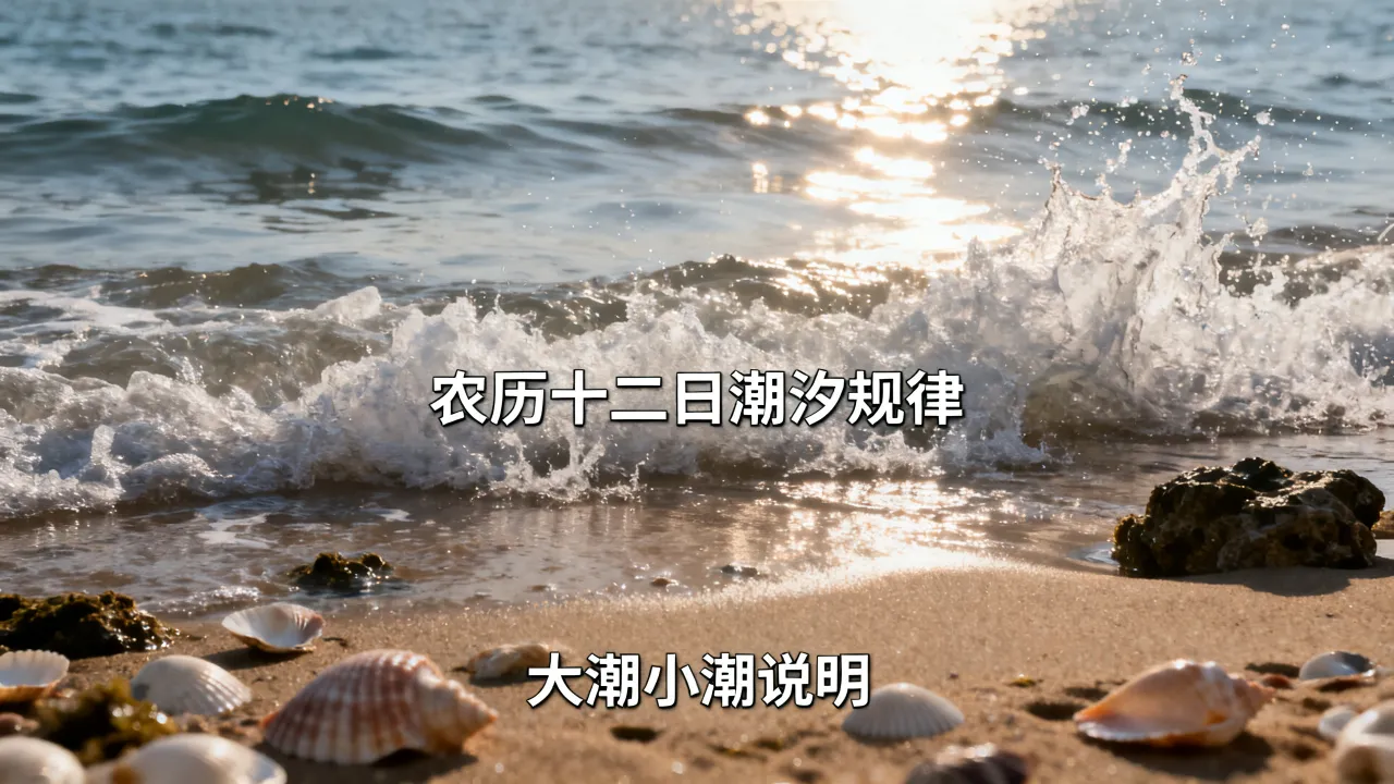 阴历十二是大潮吗,农历十二日潮汐大小规律是什么 阴历十二是大潮吗,农历十二日潮汐大小规律是什么