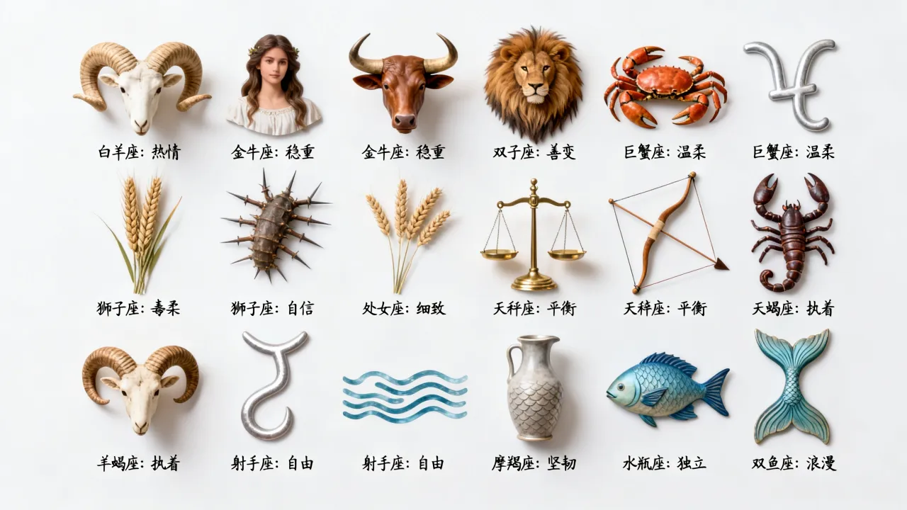 十二星座个性排名谁最强？看看你的星座排第几，双子座最善变吗？