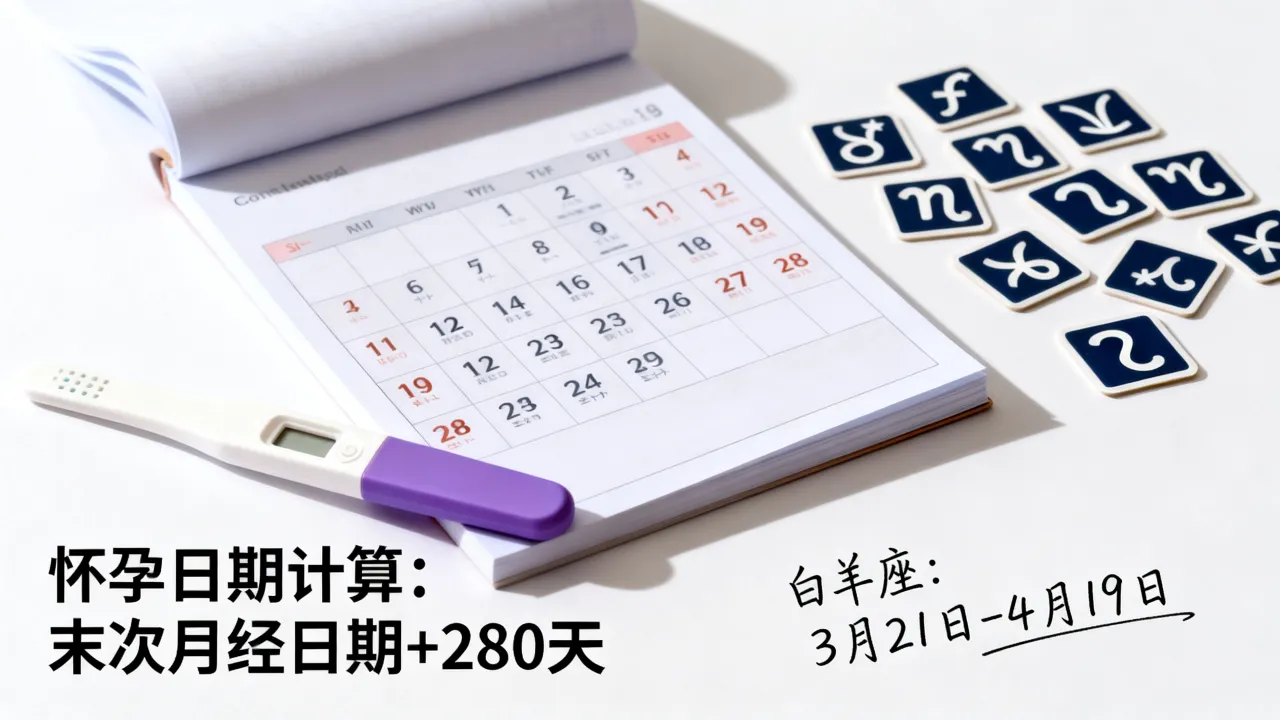 十二星座怀孕日期是什么时候？, 怀孕日期怎么算