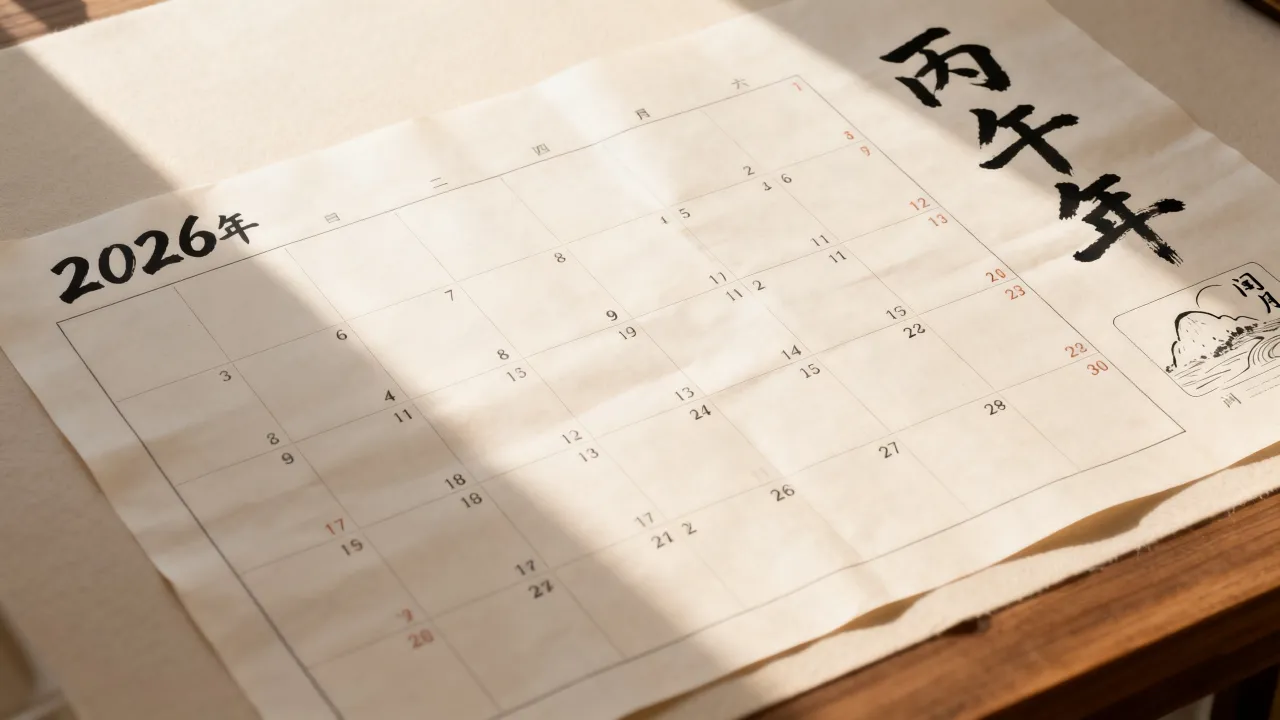 2026年农历是什么年?阴历2026年有闰月吗 2026年农历是什么年?阴历2026年有闰月吗