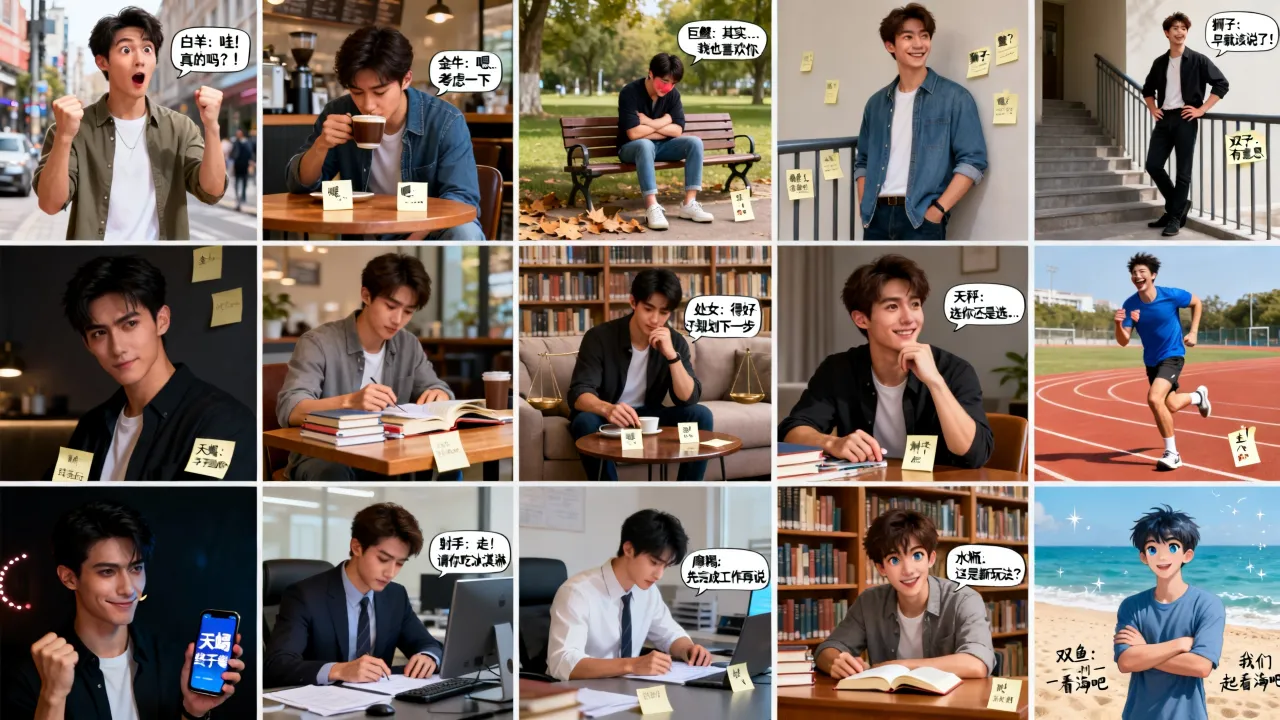 十二星座男被表白后的第一反应?被表白时心里怎么想,双子男最淡定 十二星座男被表白后的第一反应?被表白时心里怎么想,双子男最淡定