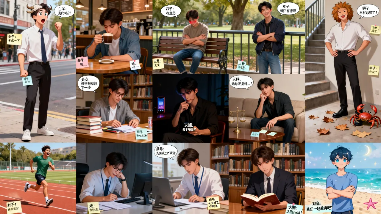 十二星座男被表白后的第一反应?被表白时心里怎么想,双子男最淡定 十二星座男被表白后的第一反应?被表白时心里怎么想,双子男最淡定