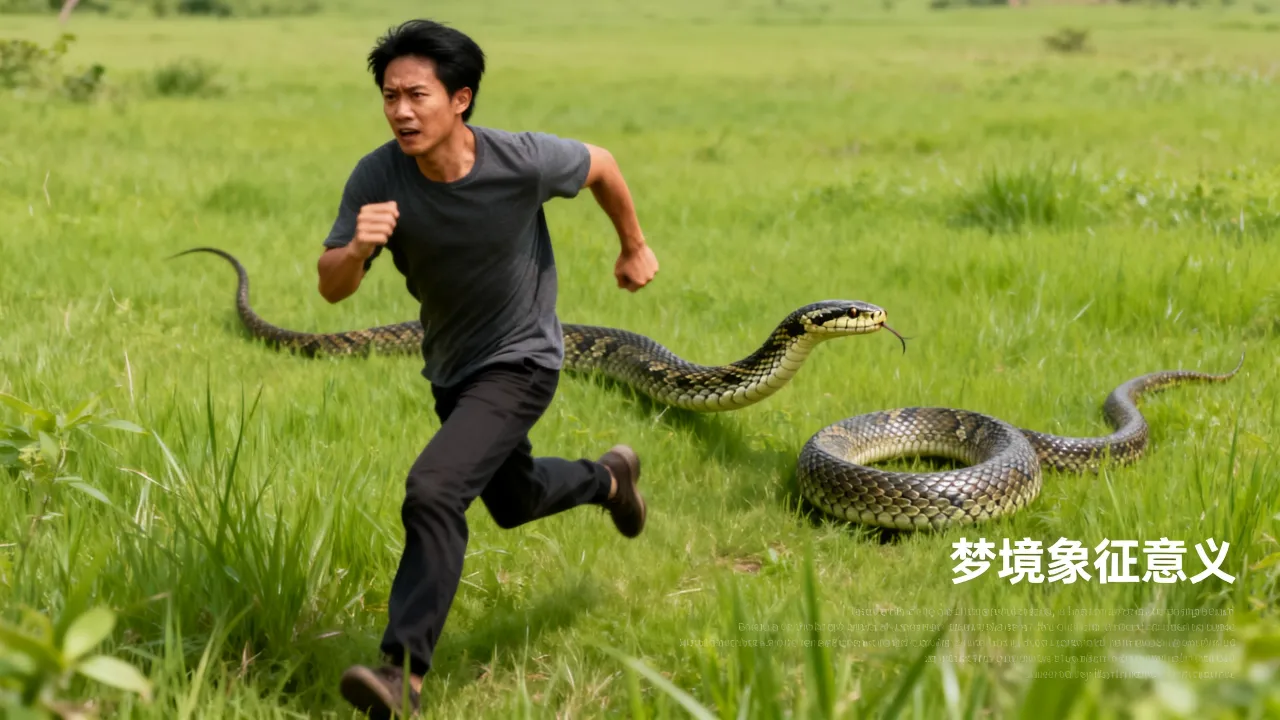 梦见蛇赶人预示了什么，梦见蛇追人逃跑是凶兆吗